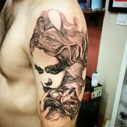 Custom tattoo work by Pat Bisson · 12