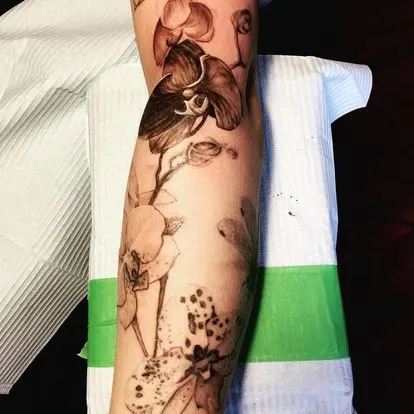 Custom tattoo work by Pat Bisson · 14