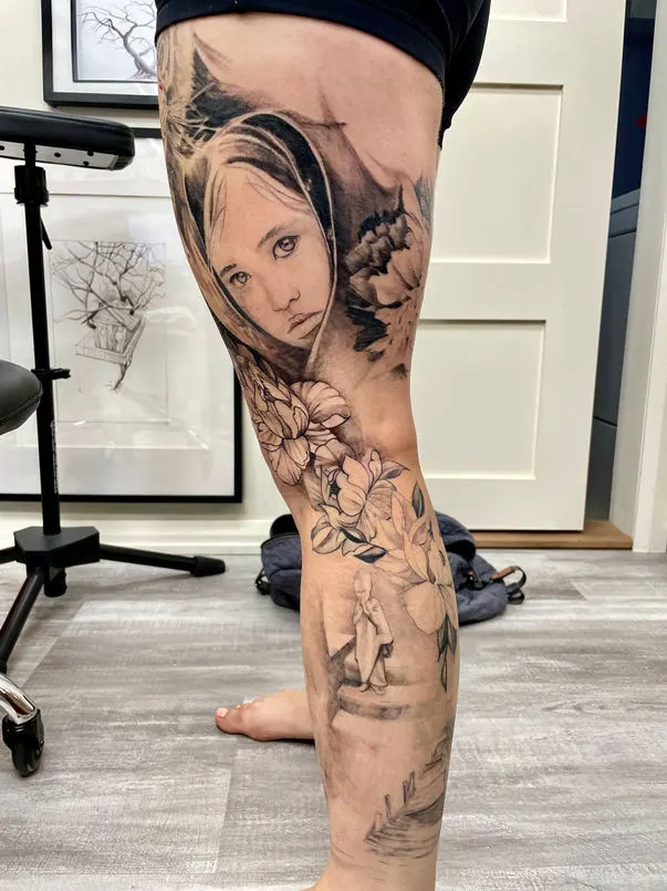 Custom tattoo work by Pat Bisson · 03